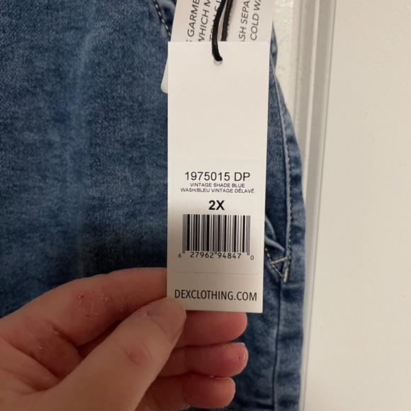 Dex denim joggers plus size - Picture 3 of 4